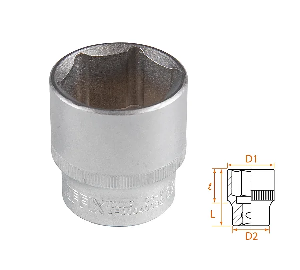 Головка торцевая стандартная шестигранная 1/2", 32 мм AFFIX AF00040032