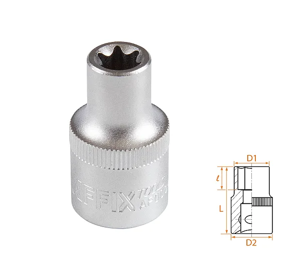 Головка торцевая TORX Е-стандарт 1/2", E11 AFFIX AF00043011