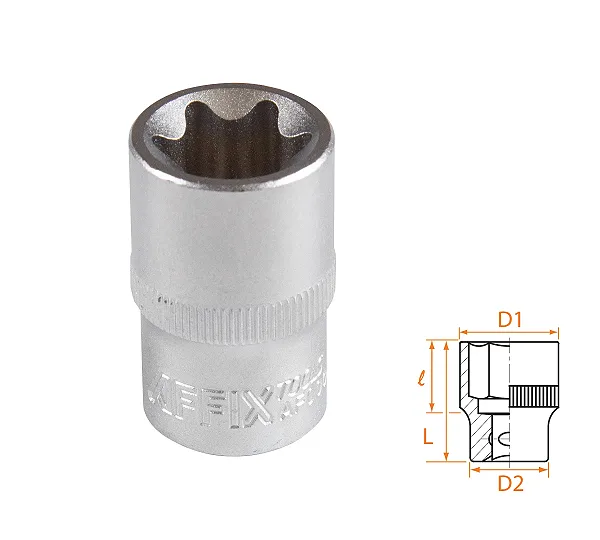Головка торцевая TORX Е-стандарт 1/2", E20 AFFIX AF00043020