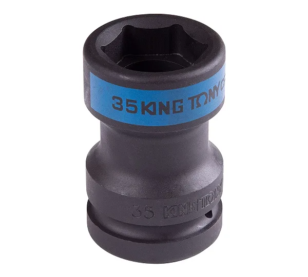 Головка торцевая ударная 1", Square 17 мм х Hex 35 мм, футорочная KING TONY 85451735M