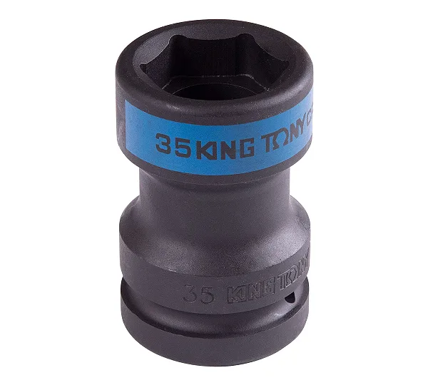 Головка торцевая ударная 1", Square 17 мм х Hex 35 мм, футорочная KING TONY 85451735M