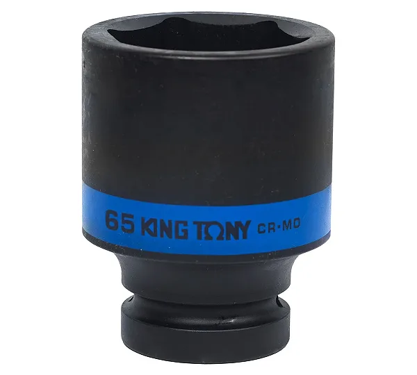 Головка торцевая ударная глубокая шестигранная 1", 65 мм KING TONY 843565M