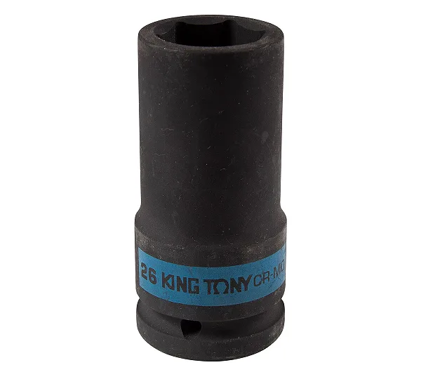 Головка торцевая ударная глубокая шестигранная 3/4", 26 мм KING TONY 643526M