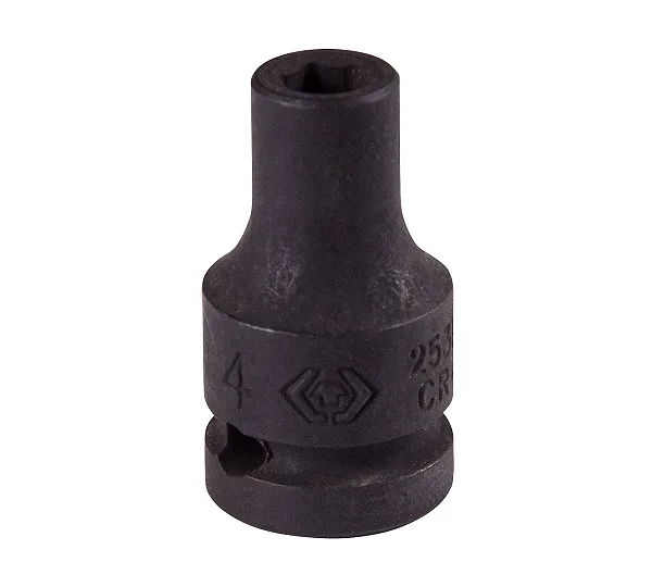 Головка торцевая ударная шестигранная 1/4", 4 мм KING TONY 253504M
