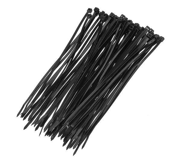 Хомуты, 250 x 4.8 мм, пластиковые, черные, 100 шт Сибртех