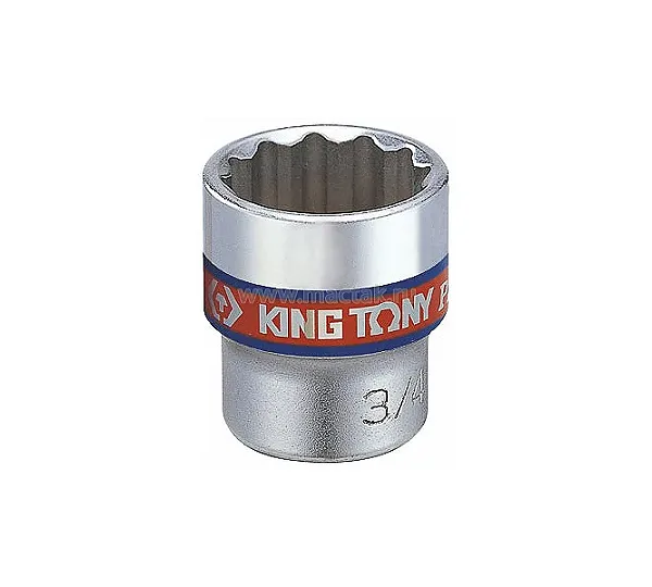 KING TONY Головка торцевая стандартная двенадцатигранная 3/8", 15/32", дюймовая  333015S