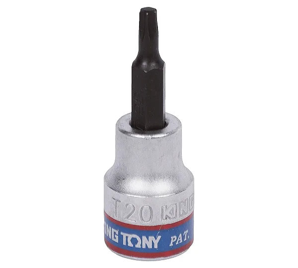 KING TONY Насадка (бита) торцевая 1/2", TORX, T20, L = 60 мм 402320