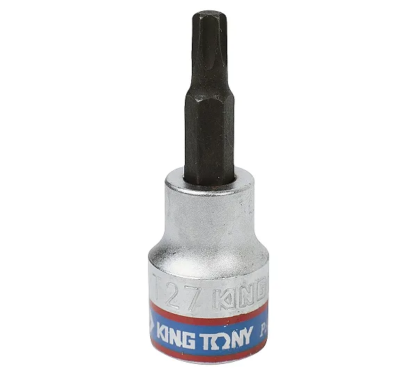 KING TONY Насадка (бита) торцевая 1/2", TORX, T27, L = 60 мм 402327