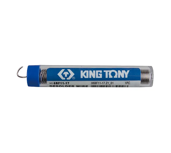 KING TONY Припой в пластиковой колбе, диаметр 1 мм  6BF11-17