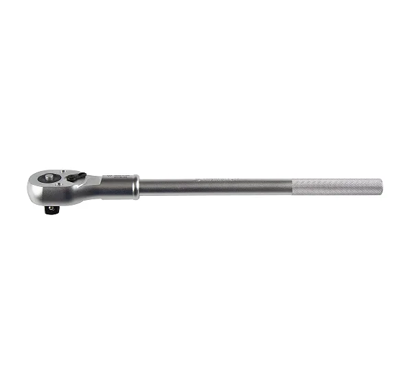 KING TONY Трещотка 3/4", 500 мм, 24 зубца, флажковая с кнопкой 6778-20FS