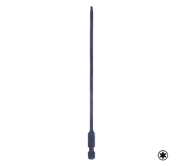 KING TONY Вставка (бита) торцевая 1/4", TORX, Т7, L = 150 мм, для шуруповерта  711507T