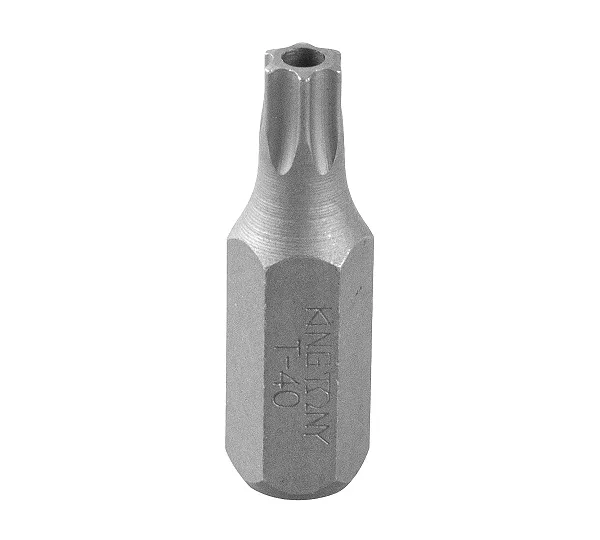 KING TONY Вставка (бита) торцевая 10 мм, TORX, Т40, L = 36 мм, с отверстием  163640U