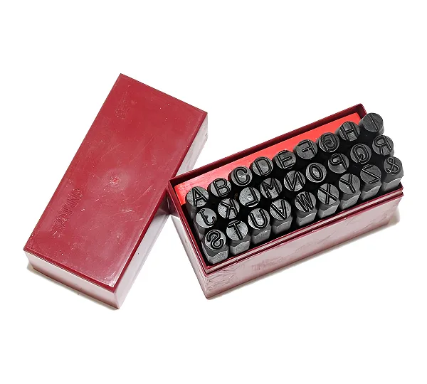 Клейма буквенные 1/16", латинские буквы, сталь CNIC