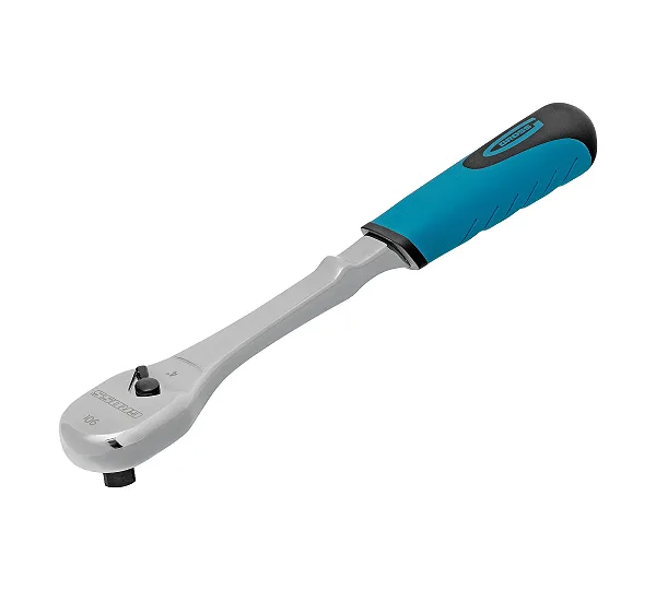 Ключ-трещотка 1/2", CrV, 90 зубьев, усиленный, хром Gross