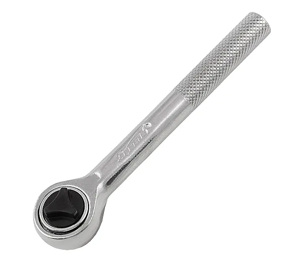 Ключ-трещотка 1/4", 45 зубьев, с переключателем, хром Sparta
