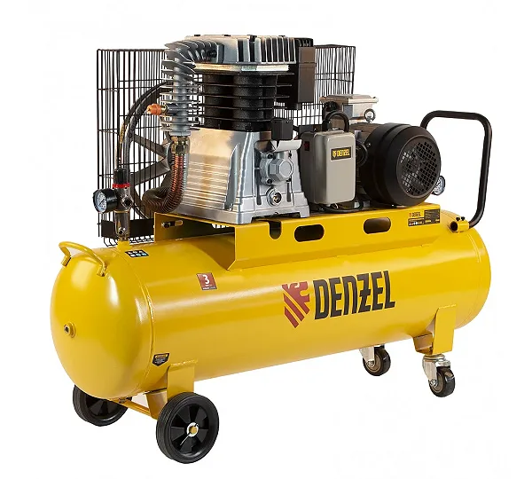 Компрессор поршневой BCI4000-T/100, ременный DENZEL 58123