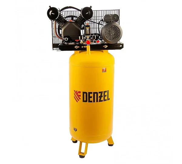Компрессор поршневой BCV2200/100V, ременный, вертикальный DENZEL 58112