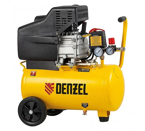 Компрессор поршневой DC1500/24, коаксиальный DENZEL 58160