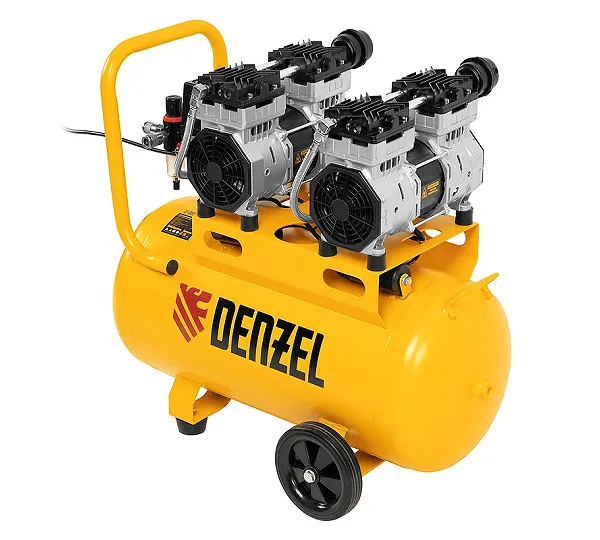 Компрессор поршневой DLS 1500/50, коаксиальный, безмаслянный DENZEL 58027