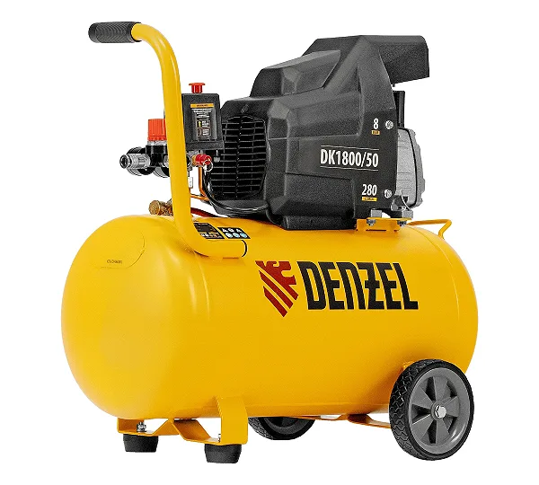 Компрессор воздушный DK1800/50, Х-PRO 1.8 кВт, 280л/мин, 50л Denzel