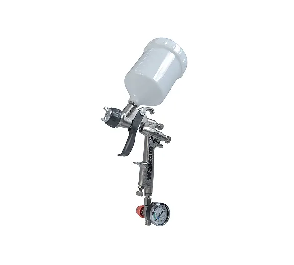 Краскопульт низкого давления Slim XLight HVLP, сопло 1,5 мм, верхний бачок, кейс WALCOM 833015