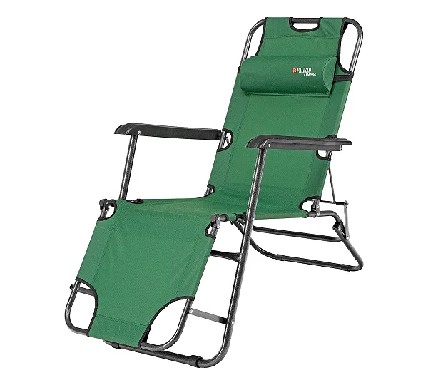 Кресло-шезлонг двухпозиционное 156 х 60 х 82 см, Camping Palisad