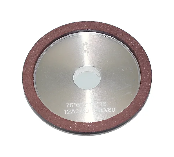 Круг алмазный 12А2-20град.(тарельчатый) 75х6х2х16 SSD-2(АС4) 100/80 100% В2-01 11,4кар. TLX