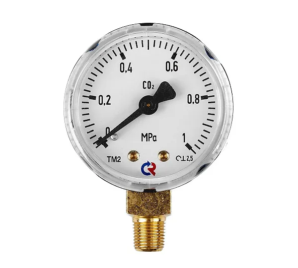 Манометр 1/8", 50 мм, 1,0 МПа, радиальный, углекислота РОСМА 001.050.914