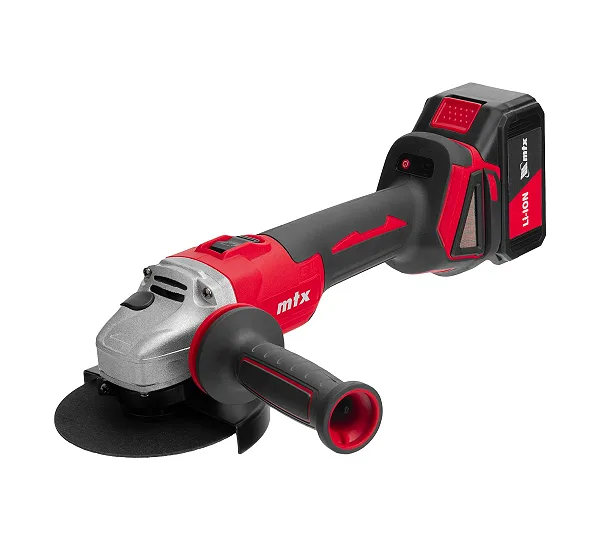 Машина шлифовальная угловая аккумуляторная бесщет. AGB-BL-20-125, Li-Ion, 20 В// MTX