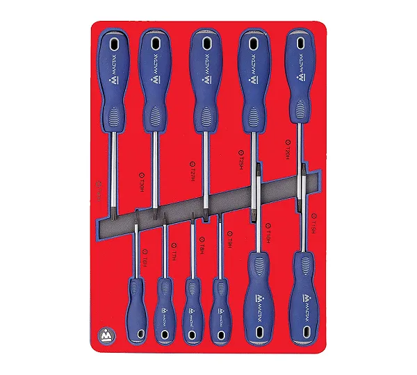 МАСТАК Набор отвёрток TORX, ложемент, 11 предметов 5-4411
