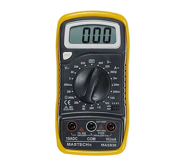 MASTECH Мультиметр цифровой, обрезиненный корпус MAS830