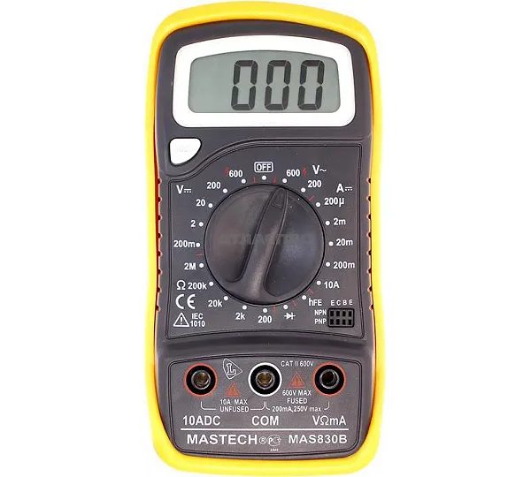 MASTECH Мультиметр цифровой, обрезиненный корпус MAS830B