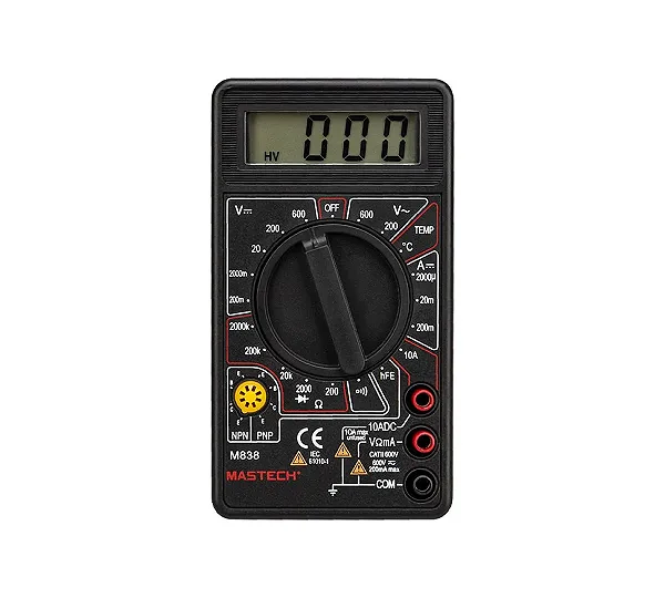 MASTECH Мультиметр цифровой, с термопарой M 838