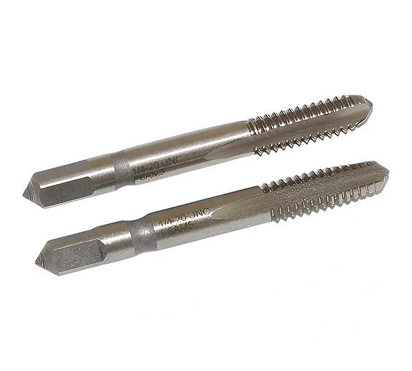 Метчик 1/4" UNF 60° Р6АМ5 дюймовый, м/р., комплект из 2-х шт. (28 ниток/дюйм) DIN351 CNIC
