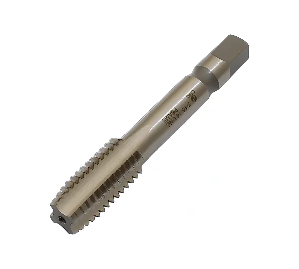 Метчик 7/16" UNC 60° Р6АМ5 дюймовый, м/р., (14 ниток/дюйм) для глух. отв. DIN351 CNIC