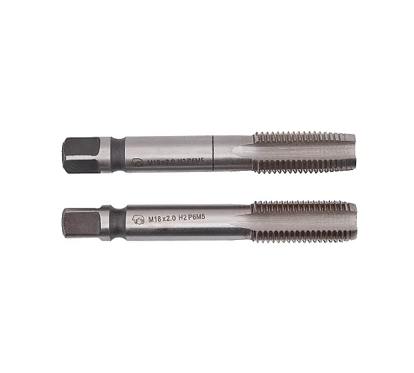 Метчик м/р М18х2,0 Р6М5 к-т 2 шт. с прох. хв. SDW TOOLS