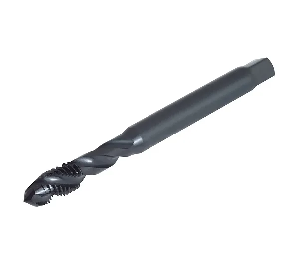 Метчик м/р М8,0х1,25 Р6М5К5/HSS-E DIN371 BLACK OXIDE, с винтовой канавкой, ТОЧИНТЕХ