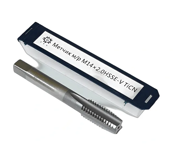 Метчик М14,0 (2,0) м/р.HSSЕ-V (GV3) покрытие TiCN ISO 529 TLX