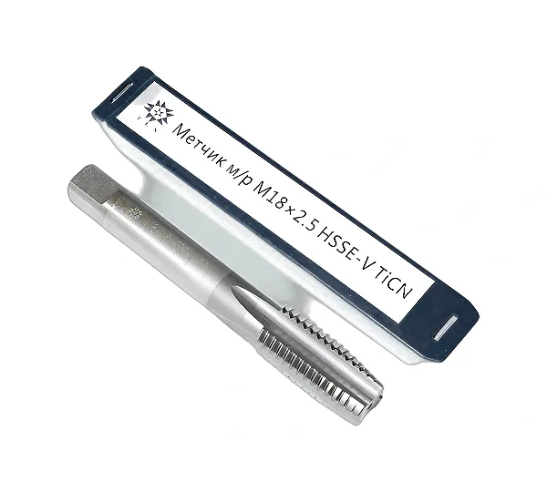 Метчик М18,0 (2,5) м/р.HSSЕ-V (GV3) покрытие TiCN ISO 529 TLX