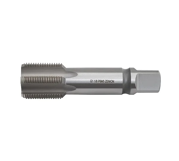 Метчик трубный м/р G1 1/8 Р6М5(4341) ГОСТ 3266 для скв. с прох. хв. ZENION