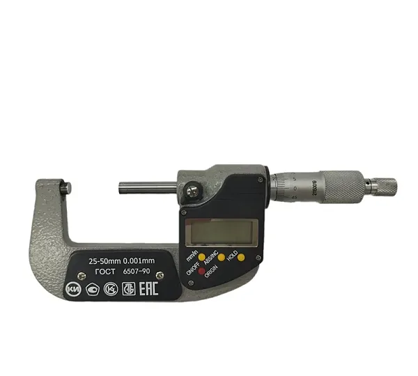 Микрометр цифровой МКЦ 25-50 (0,001) КТ2 КРИН ГОСТ 6507-90 с поверкой