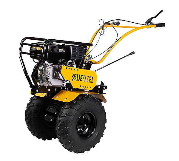 Мотоблок DPT-370-PRO, 7 л.с, ременное сцепление, ширина 90 см, глубина 35 см, фрез 3 х 4, ШОМ, передачи 4В/2Н Denzel