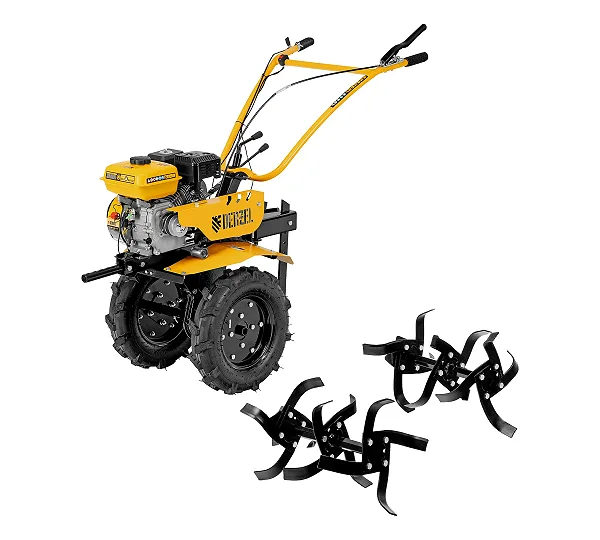 Мотоблок DPT-370S, 7 л.с., ремен.сцеп, фрез 3х4, ШОМ, передачи 3В/1Н Denzel