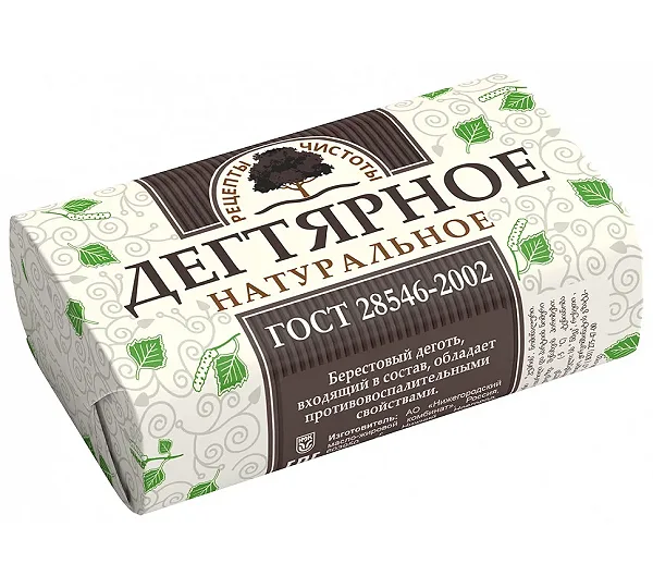Мыло дегтярное, 90 г, НМЖК