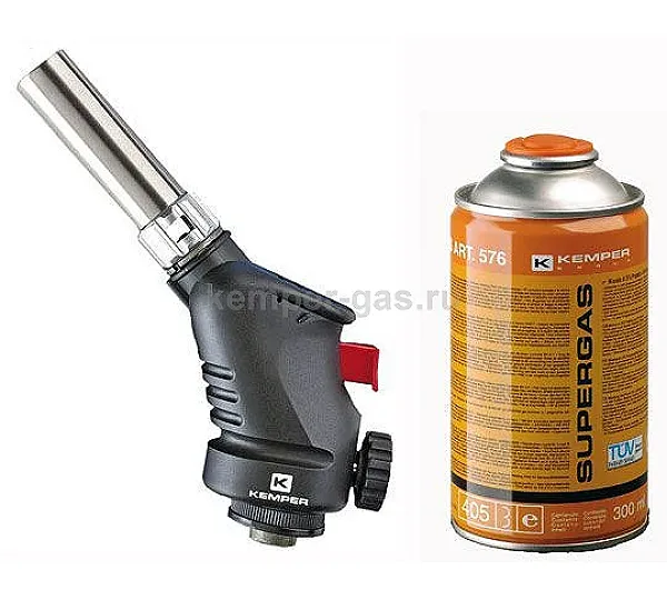 Набор горелка газовая 1060 и баллон 576 KEMPER 1060 KIT