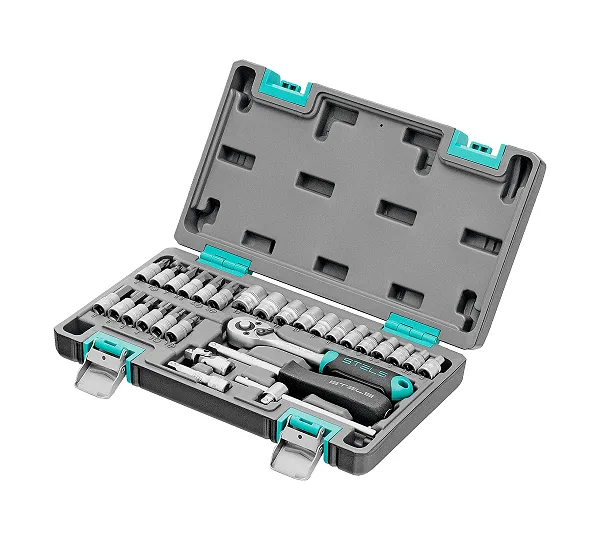 Набор инструментов, 1/4", CrV, пластиковый кейс 29 предметов Stels