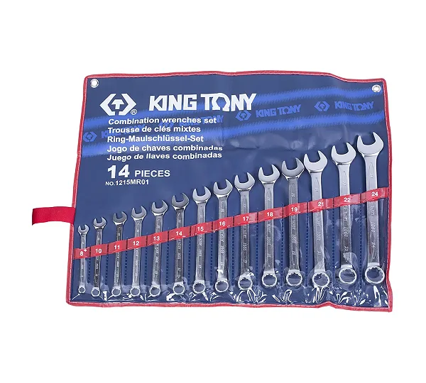 Набор ключей гаечных комбинированных KING TONY
