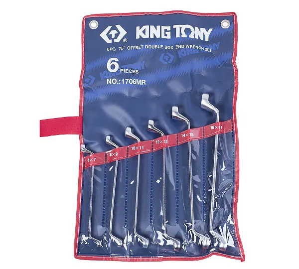 Набор ключей накидных KING TONY DIN 838