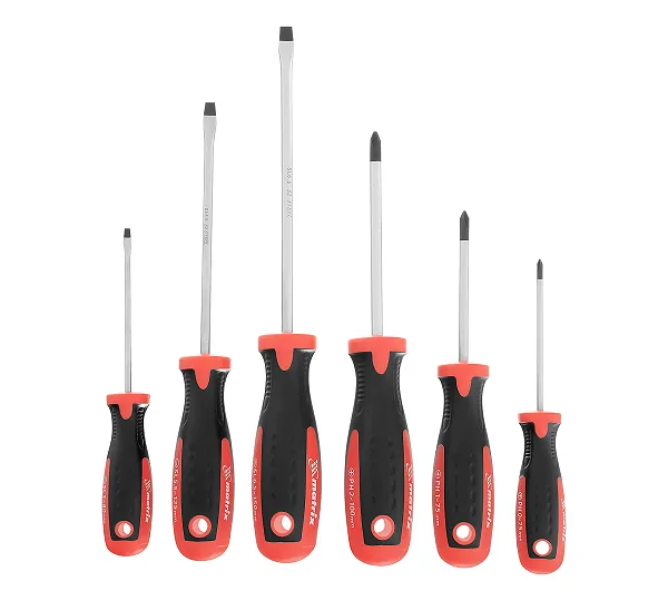 Набор отверток, сталь S2, двухкомпонентные рукоятки, 6 шт Matrix Professional