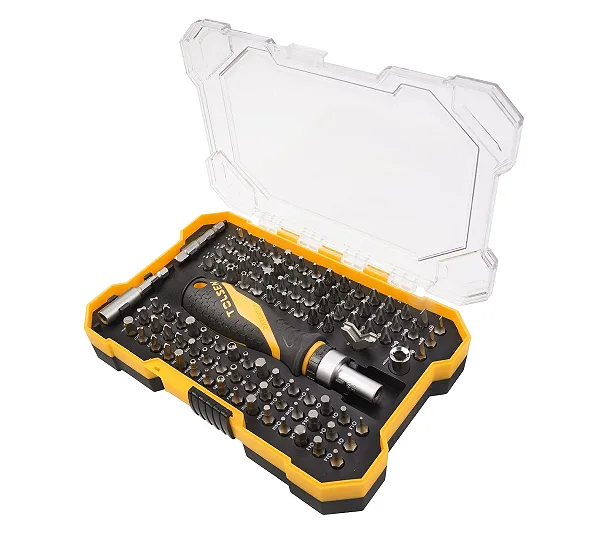 Набор вставок (бит) 1/4", PH, PZ, Hex, Torx, Slotted, 105 предметов TOLSEN TT20188
